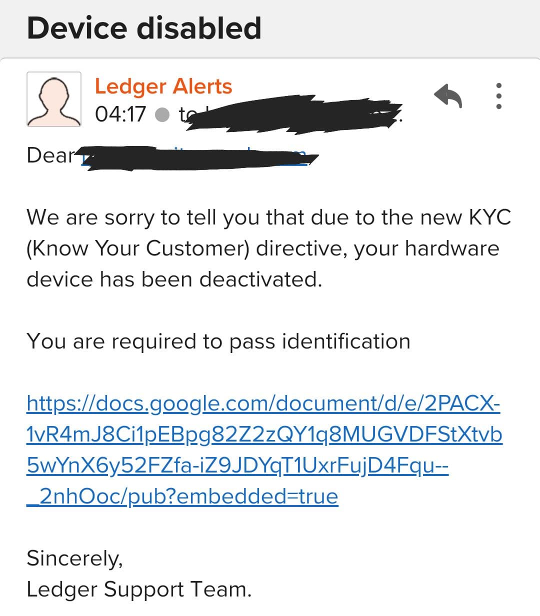 Weekly Nr. 6 - The Ledger Hack I