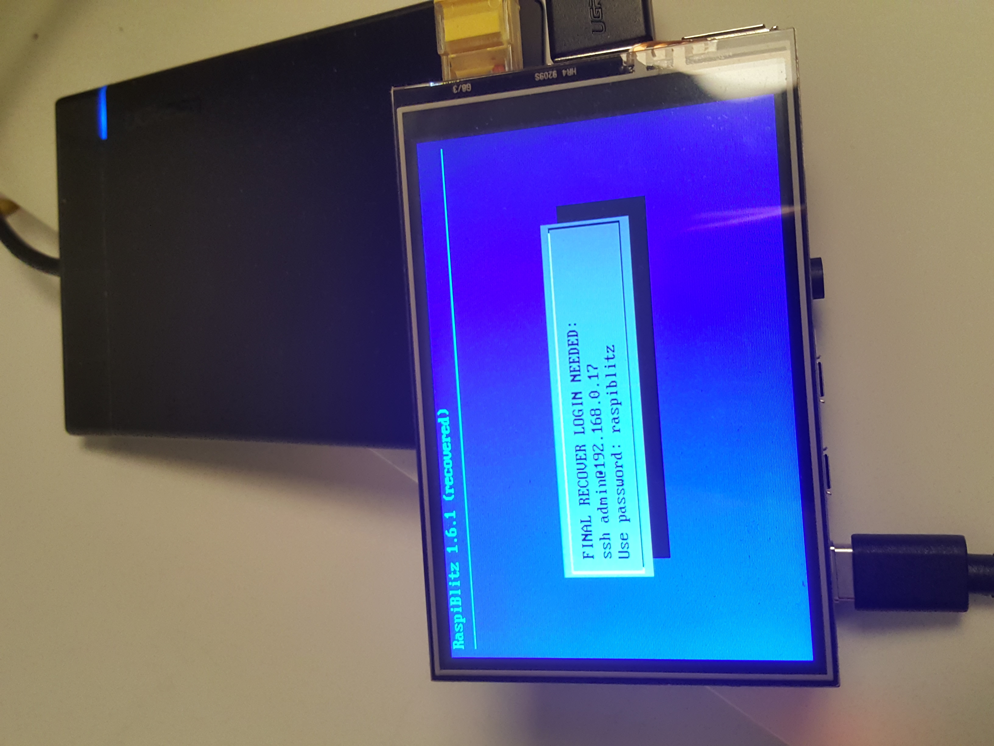 Documentation of my RaspiBlitz 1.7 upgrade