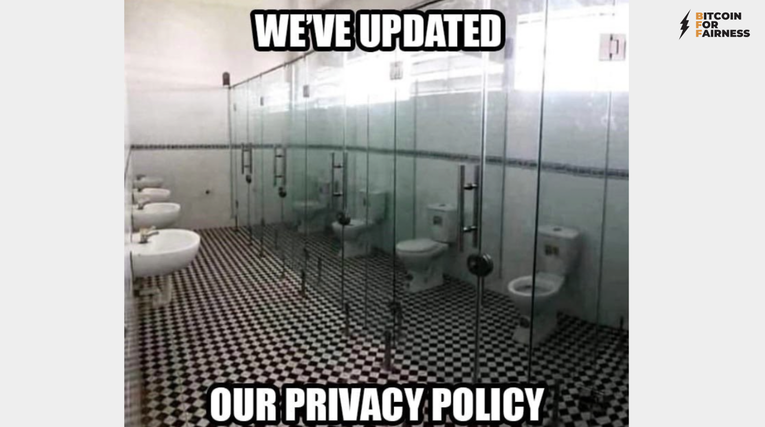 It's not about hiding something.