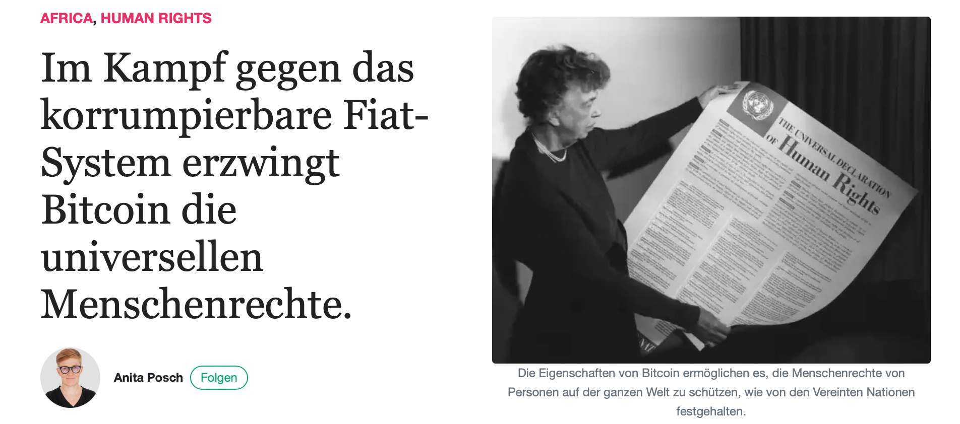 Click for Deutsch, Bitcoin Sozial