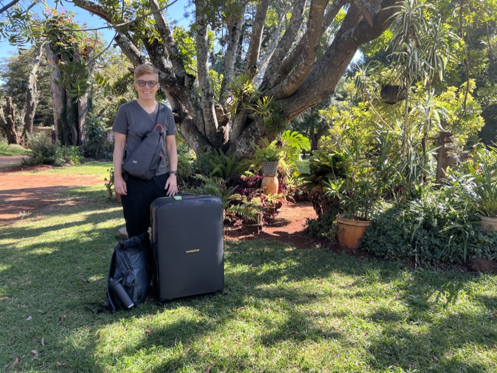 Leaving Zimbabwe for Zambia - that's all I'm taking with me on my nomading tour