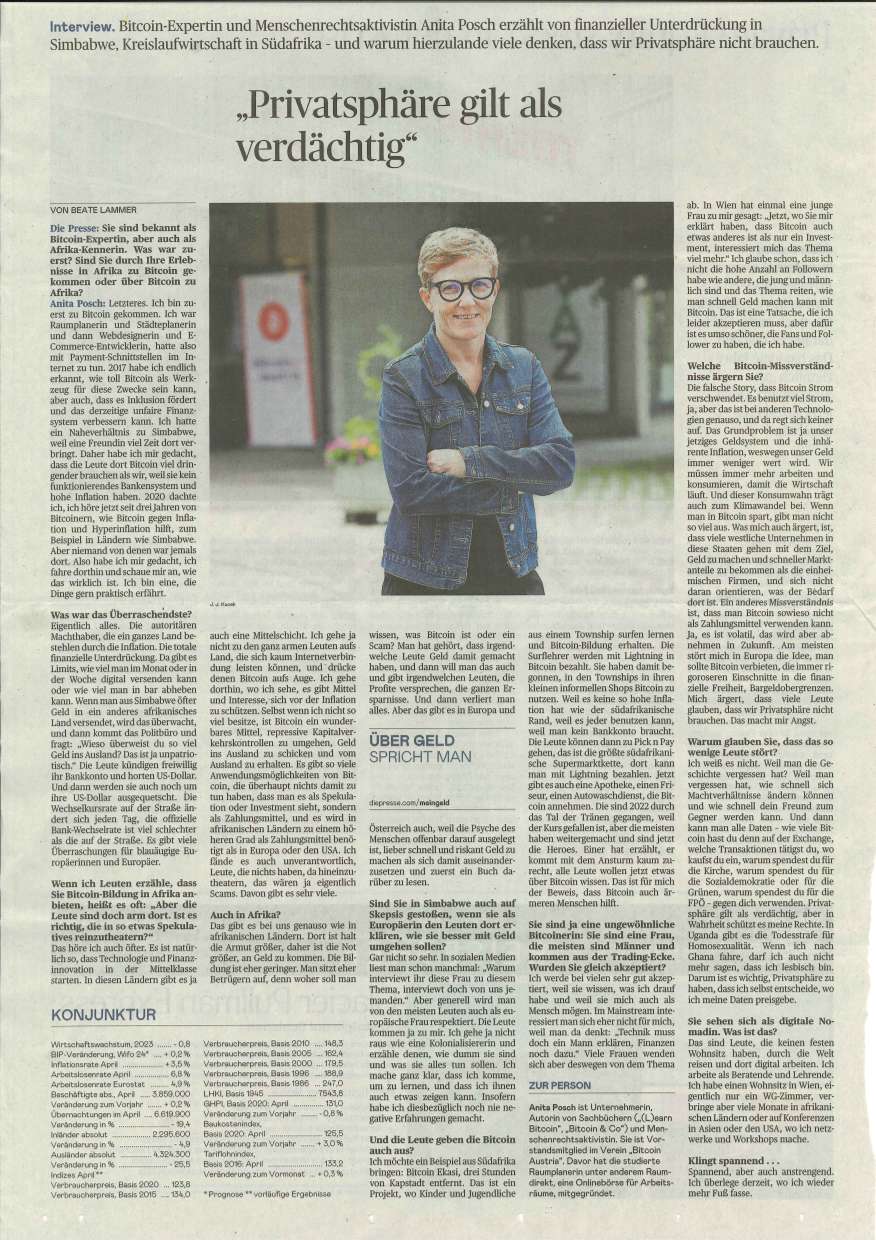 Print Artikel: "Privatsphäre gilt als verdächtig"